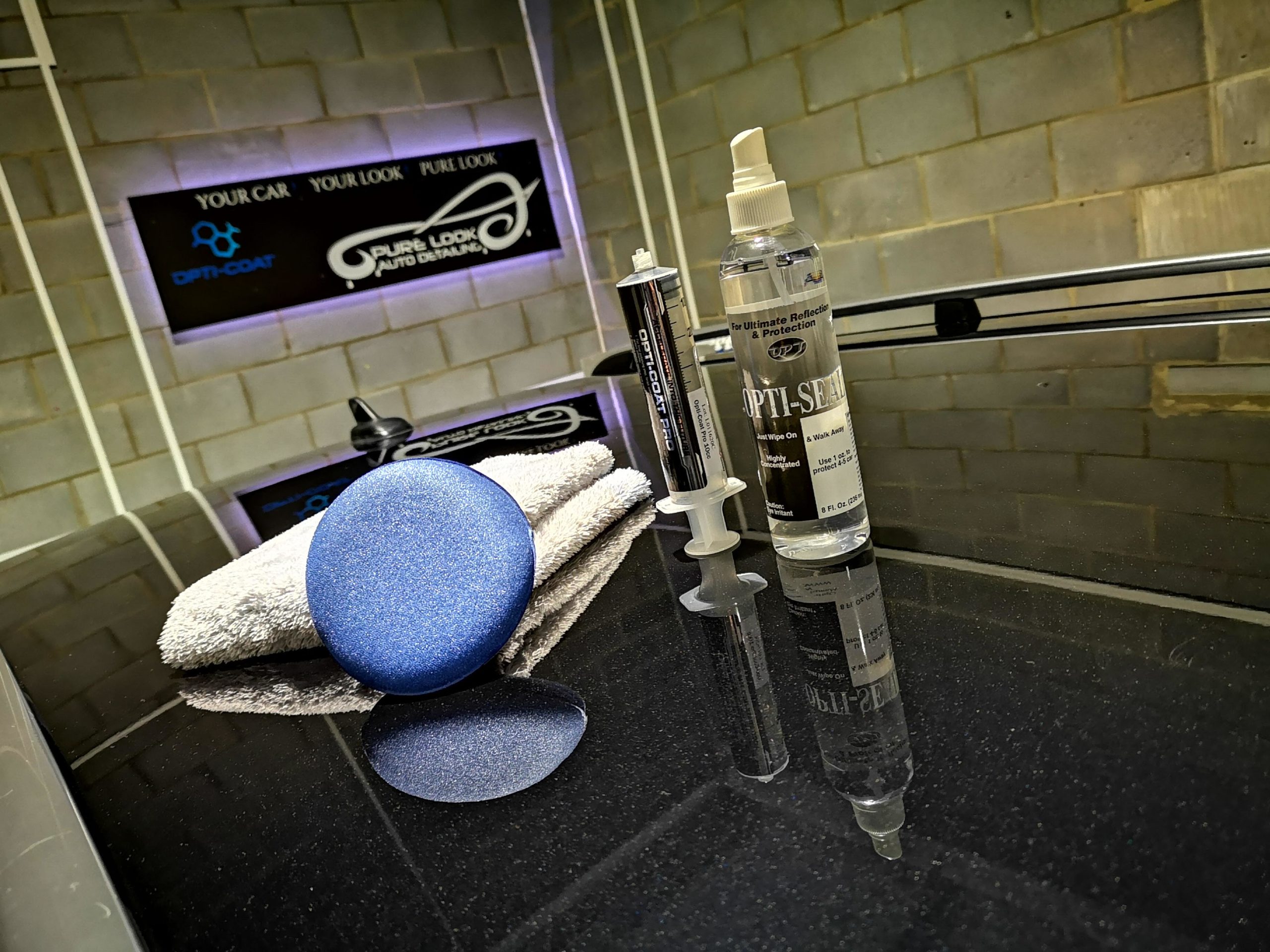 car ceramic coating paint protection at Pure Look Auto Detailing