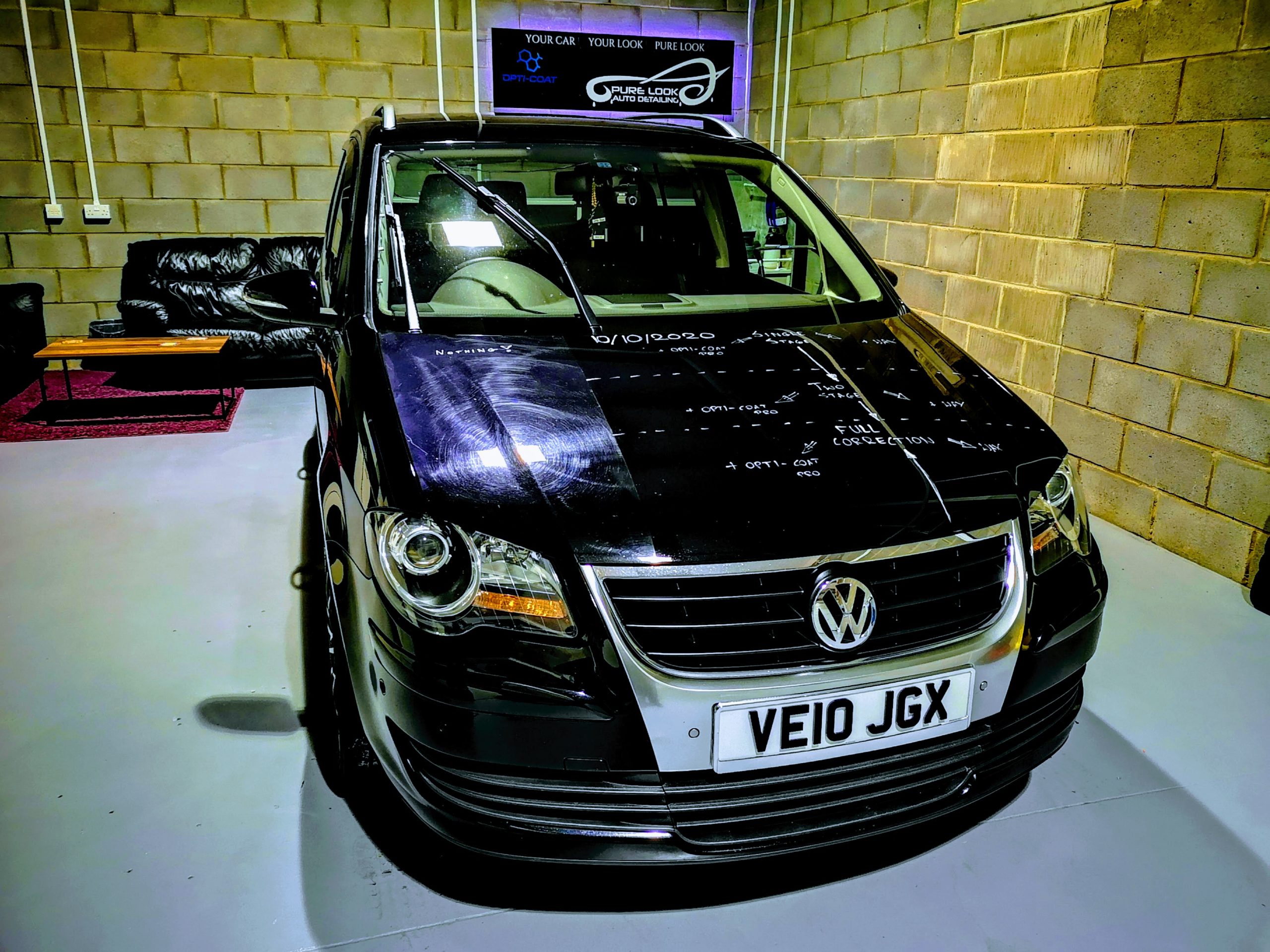 Pure Look Auto Detailing car after paint correction and ceramic coating installation