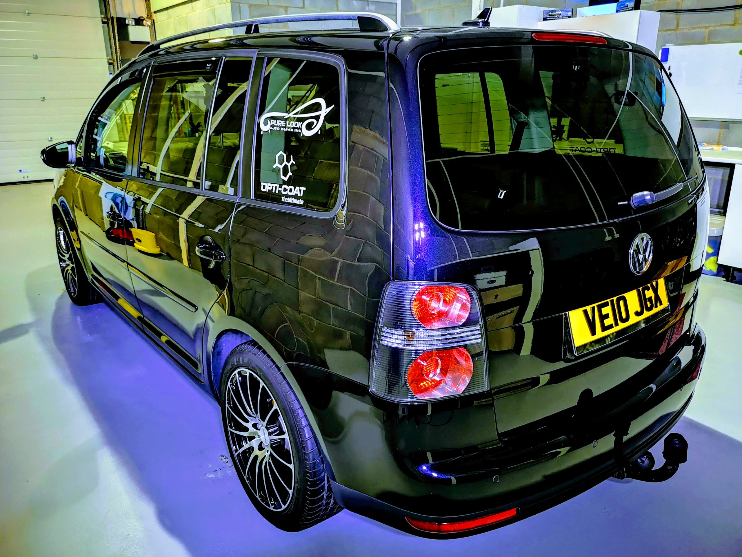 Pure Look Auto Detailing rear car after paint correction and ceramic coating installation