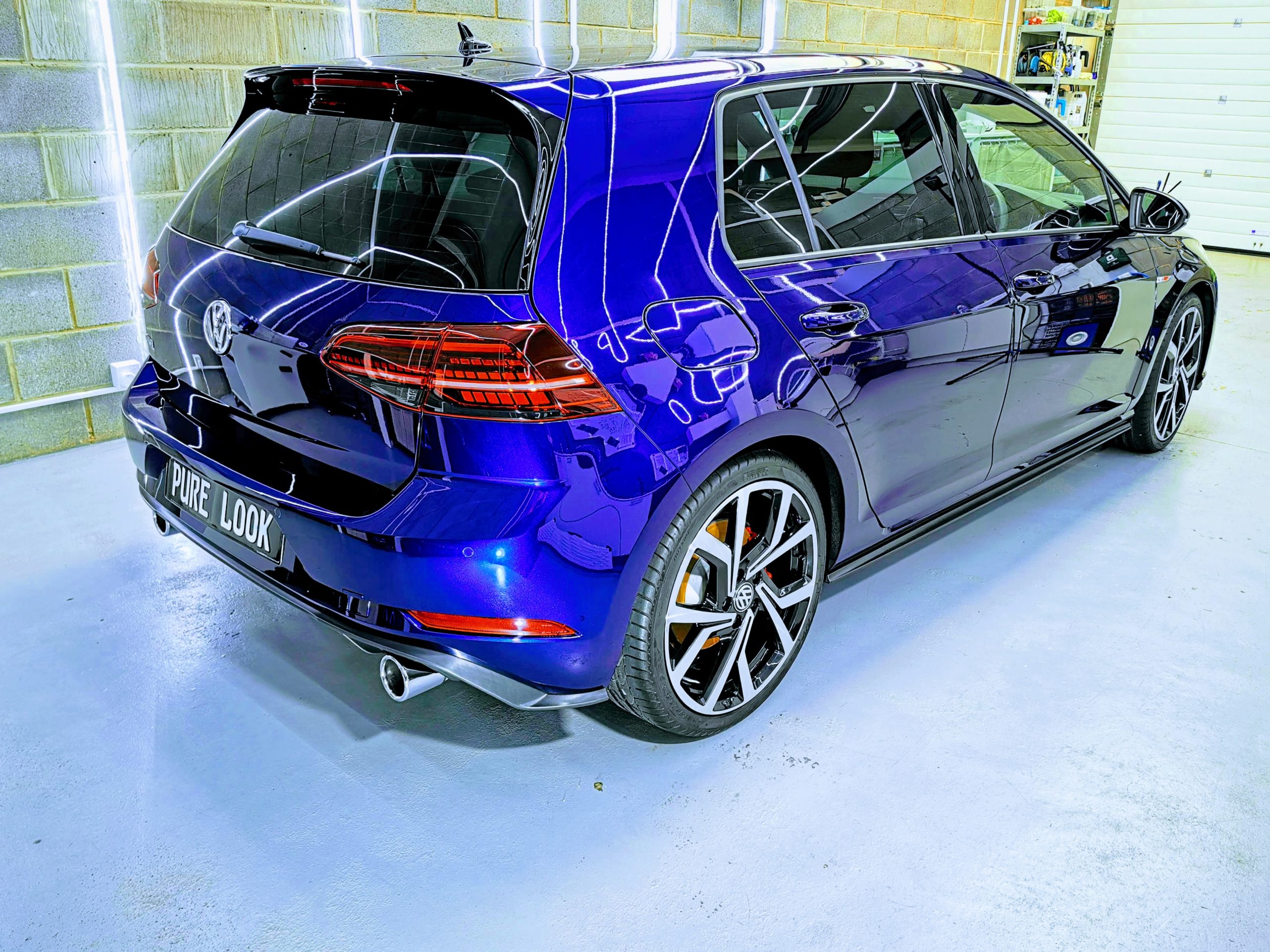 VW GolfGTI rear after Paint Correction and Ceramic Coating Paint Protection Installation at Pure Look Auto Detailing