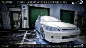 Honda Civic Snow Foam Ceramic Paint Protection Pure Look Auto Detailing